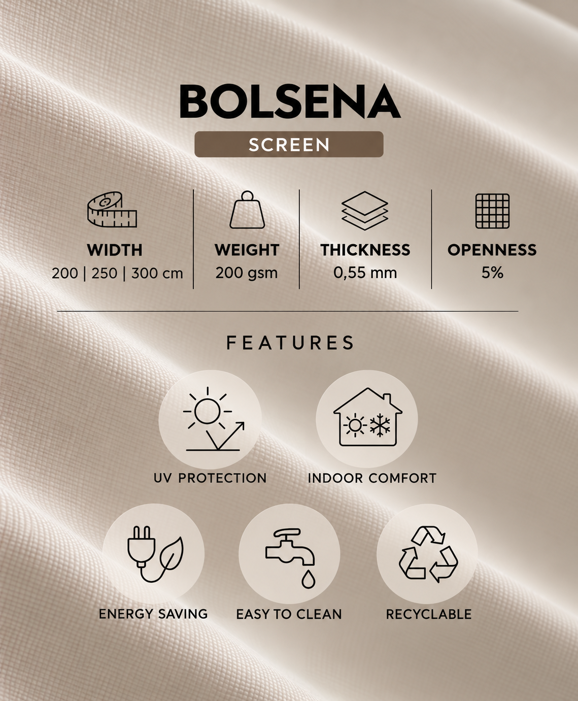 Bolsena Roller Blind