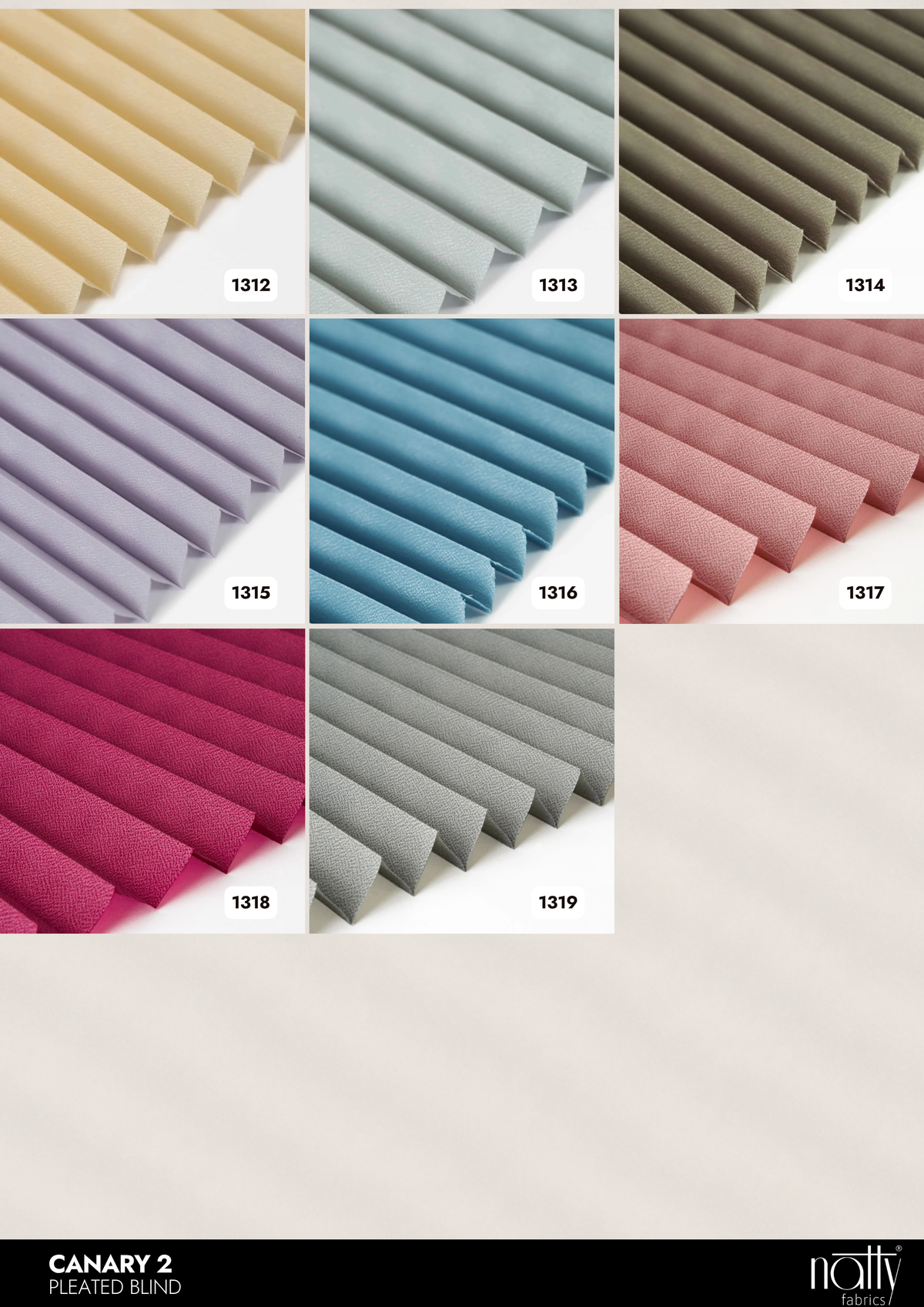 Canary Pleated Blind