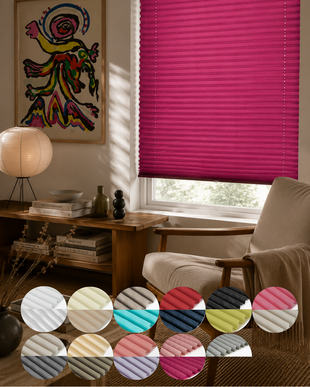 Canary Pleated Blind