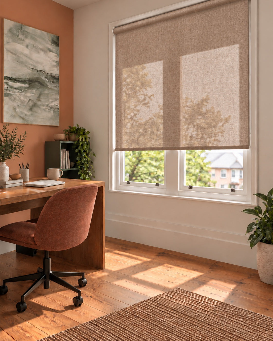 COMO screen roller blind fabric by Natty Fabrics