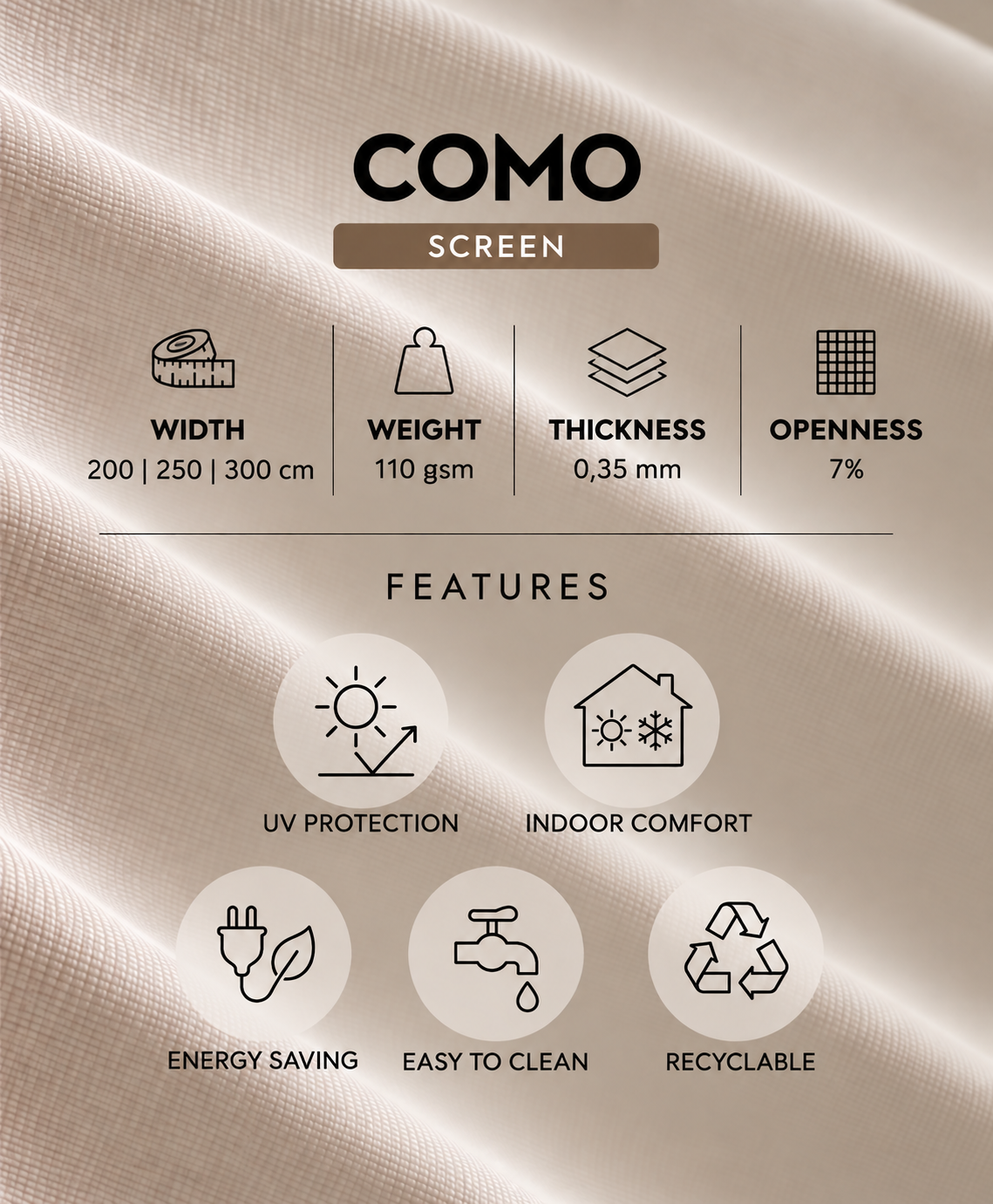COMO Roller Blind
