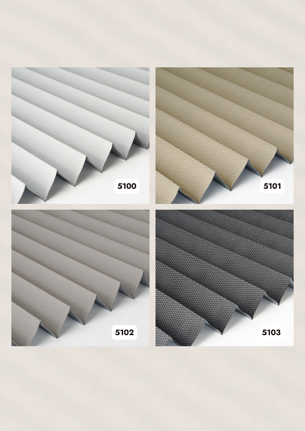 Crow Pleated Blind