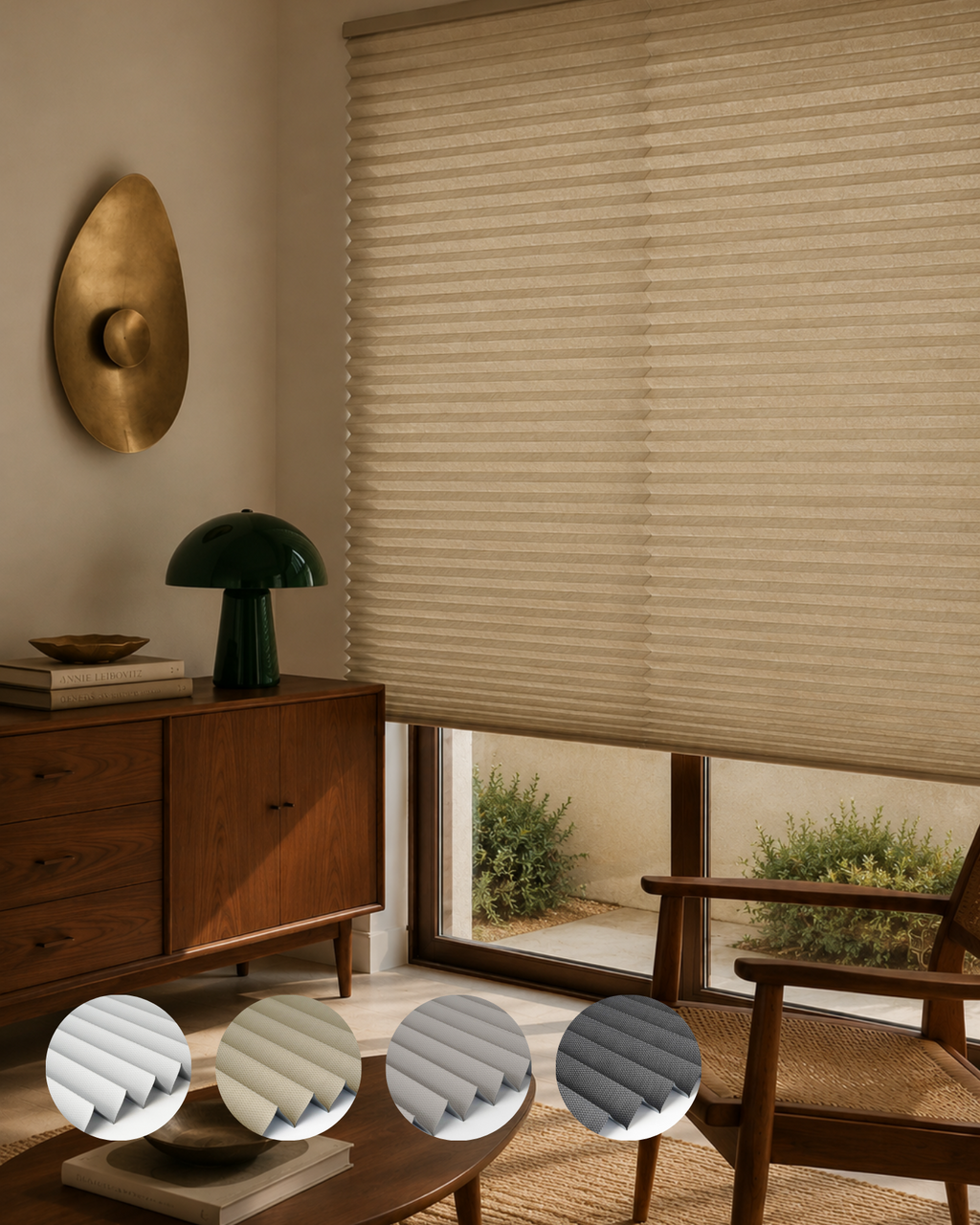 Crow Pleated Blind