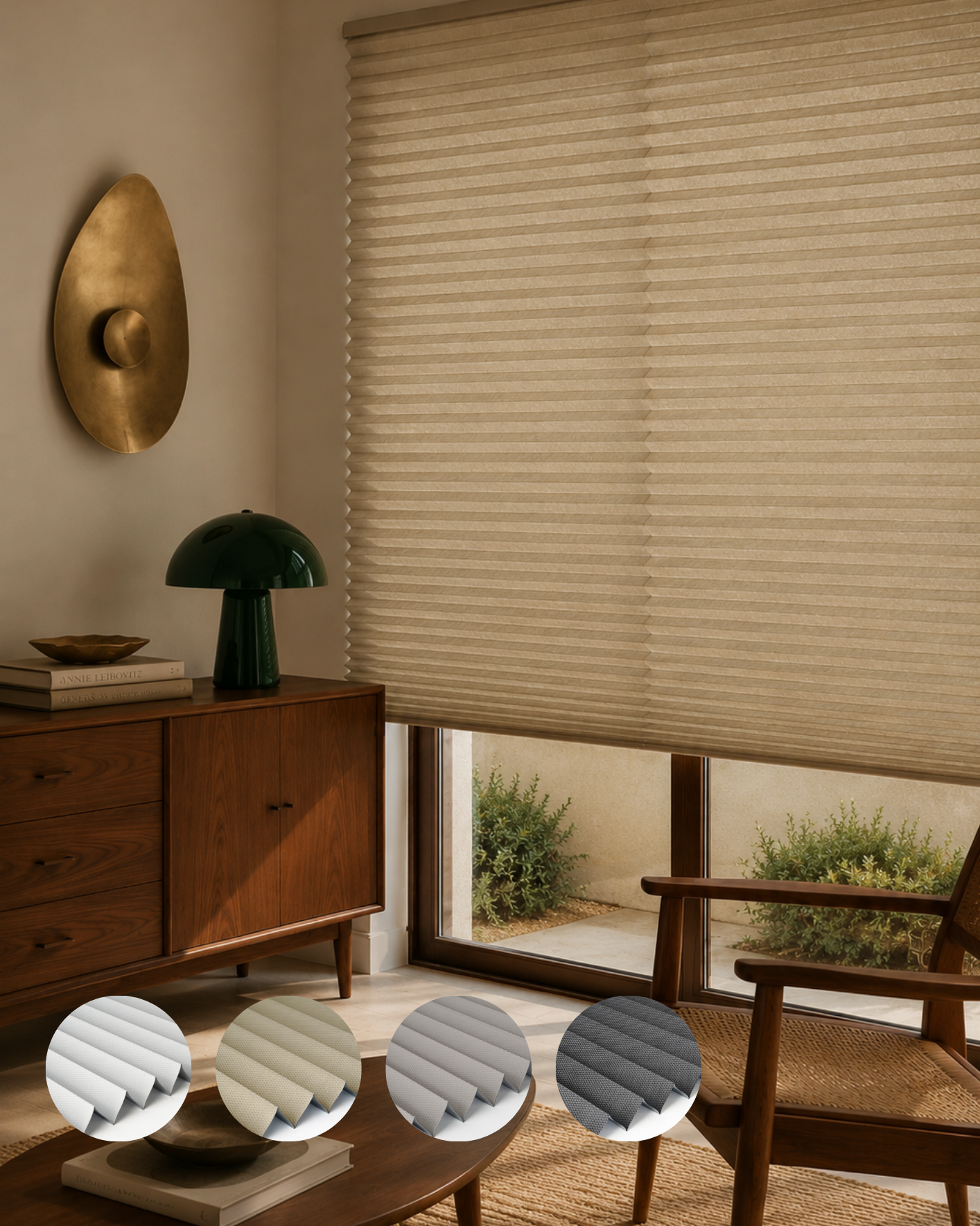 Crow Pleated Blind