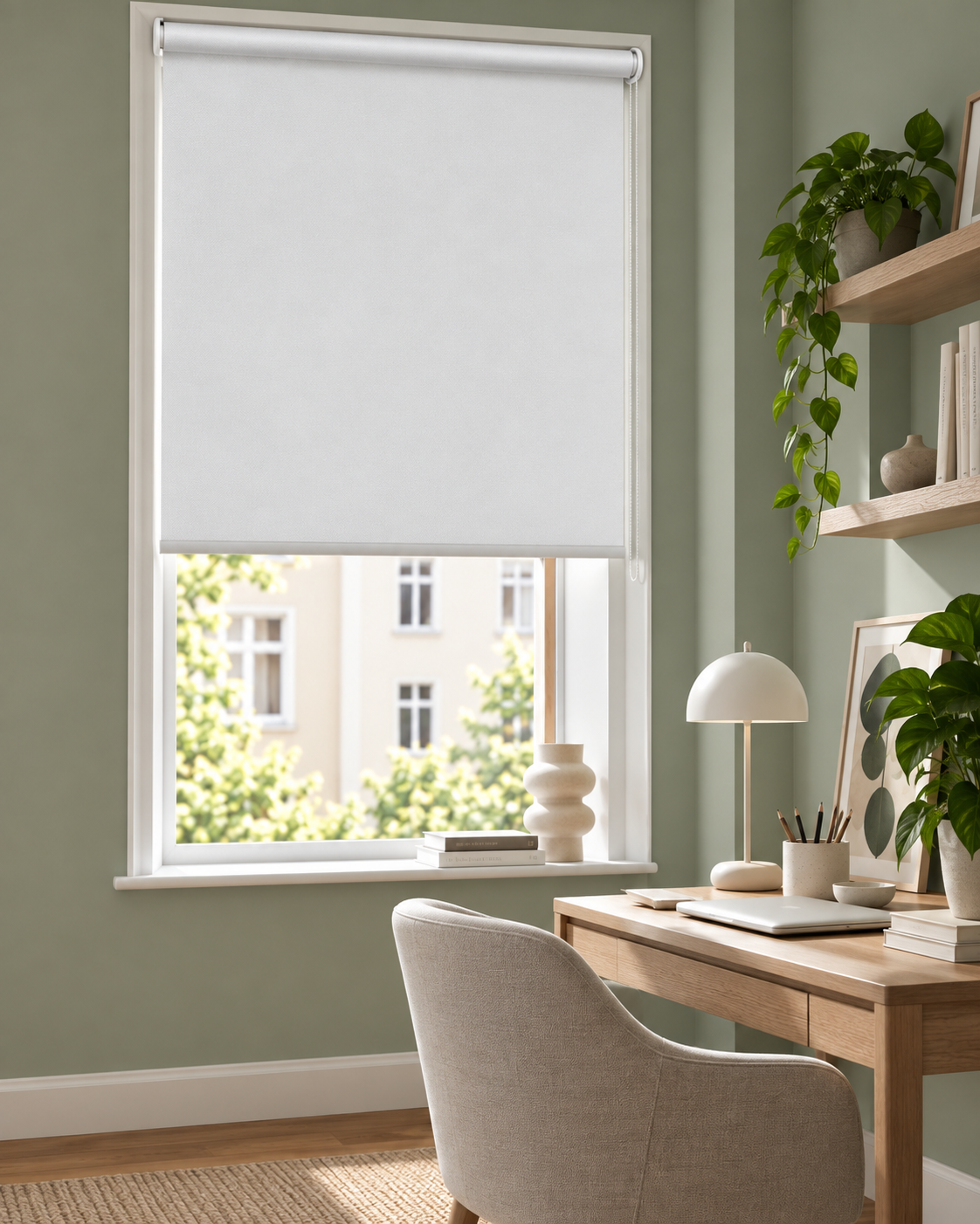 Blackout roller blind fabric