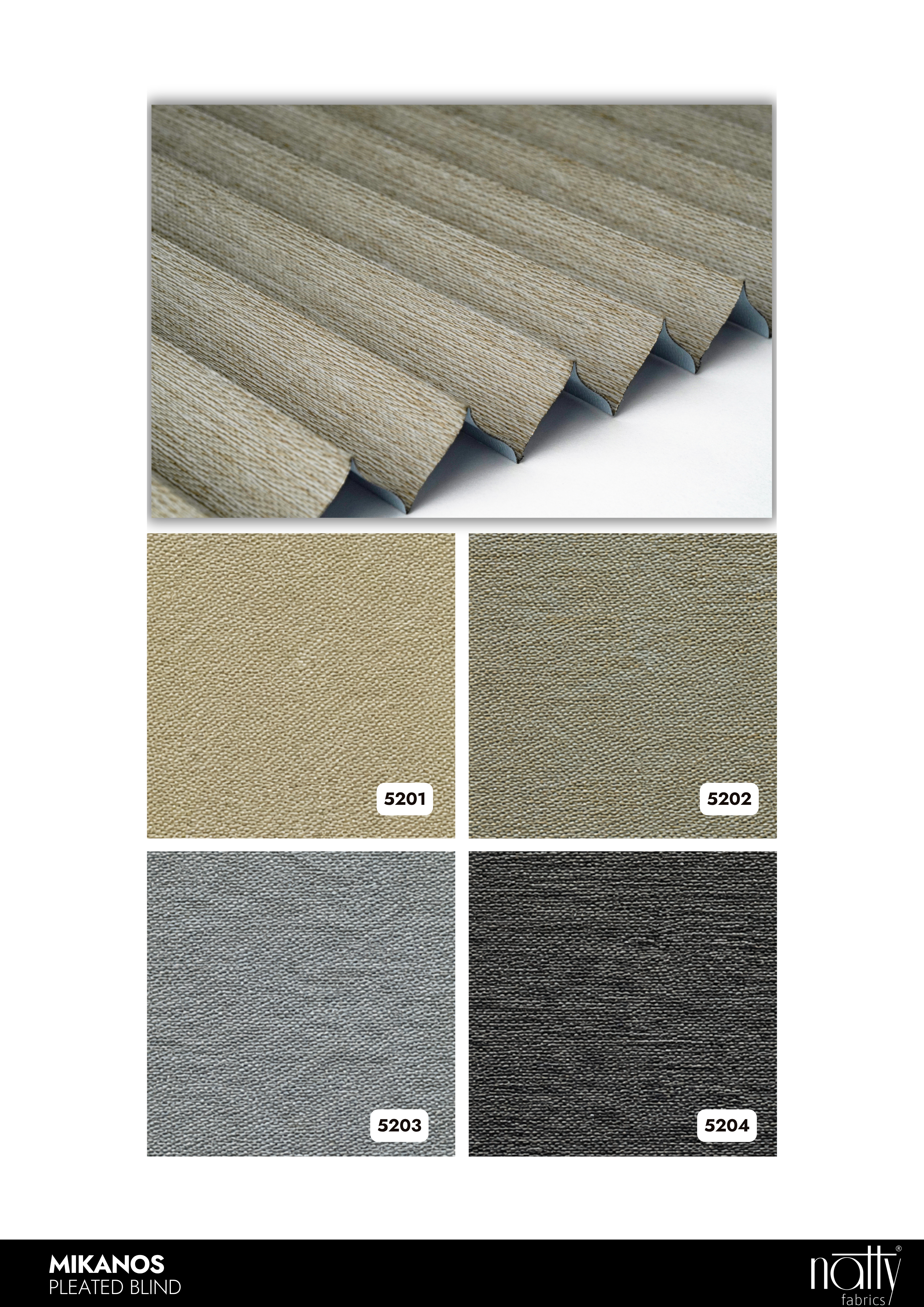 Mikanos Pleated Blind