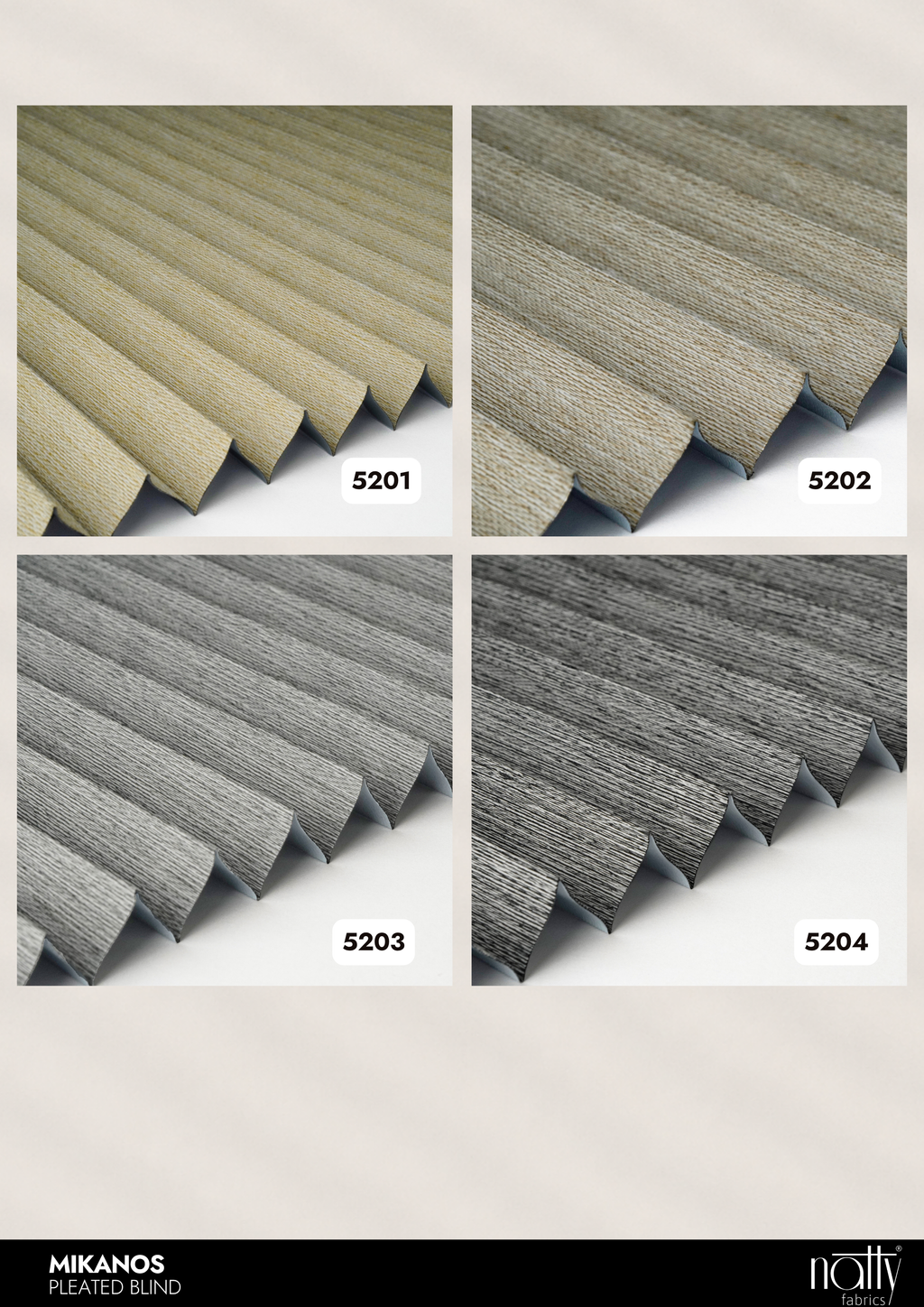 Mikanos Pleated Blind