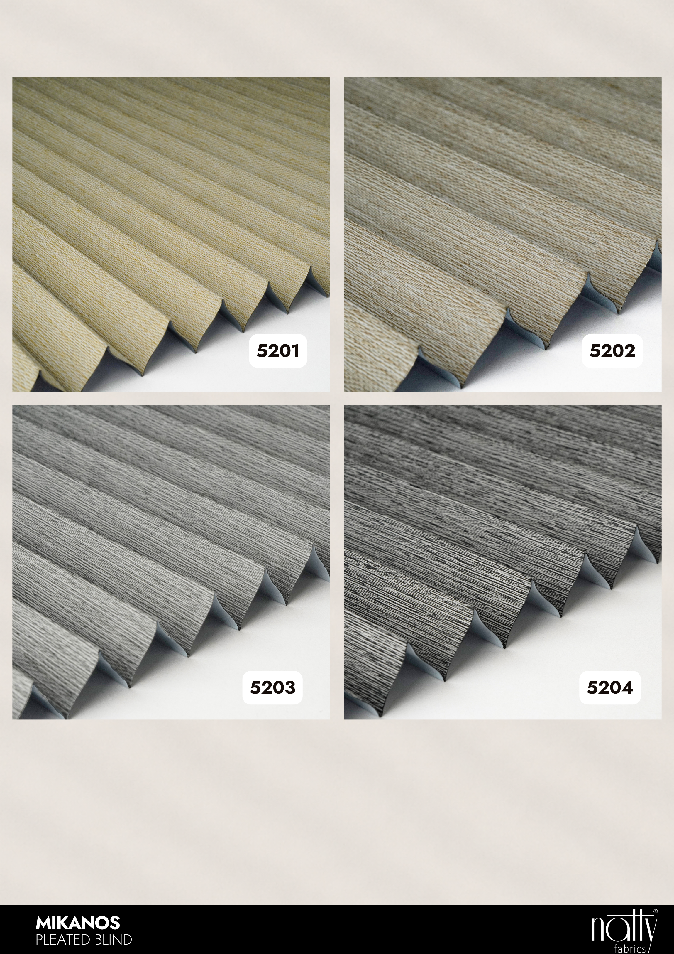 Mikanos Pleated Blind
