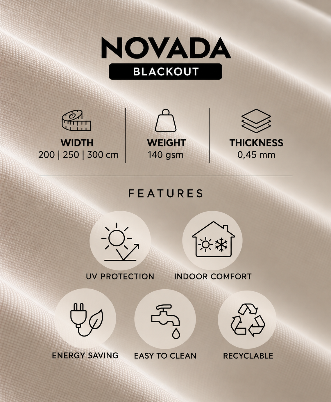 NOVADA Roller Blind