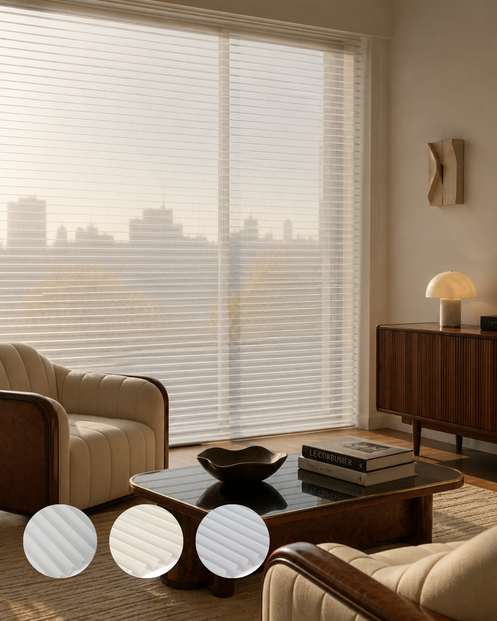 Rose Pleated Blind