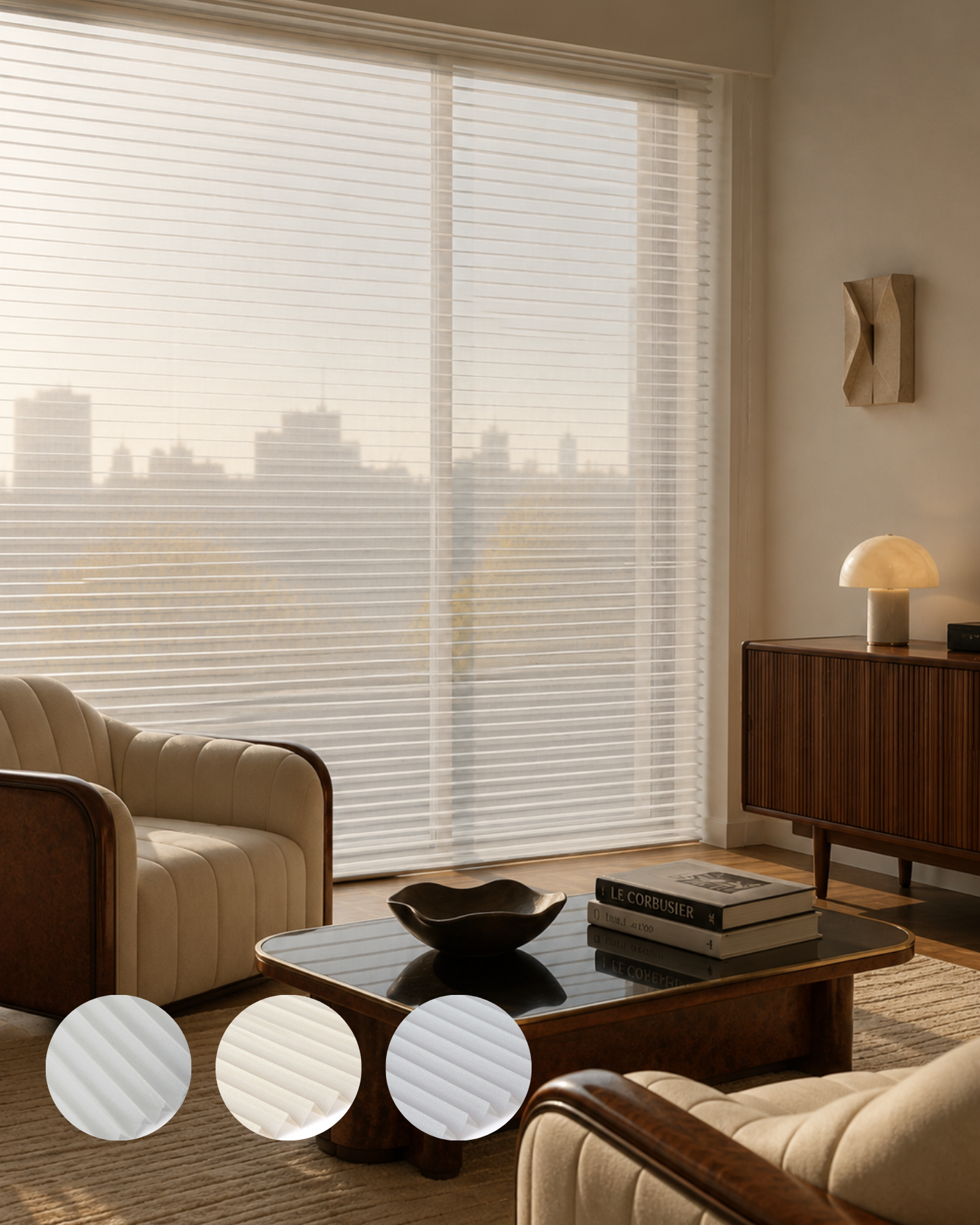 Rose Pleated Blind