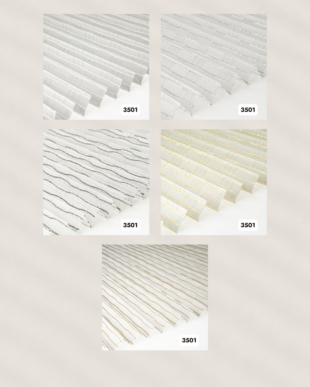 Tenedos Pleated Blind