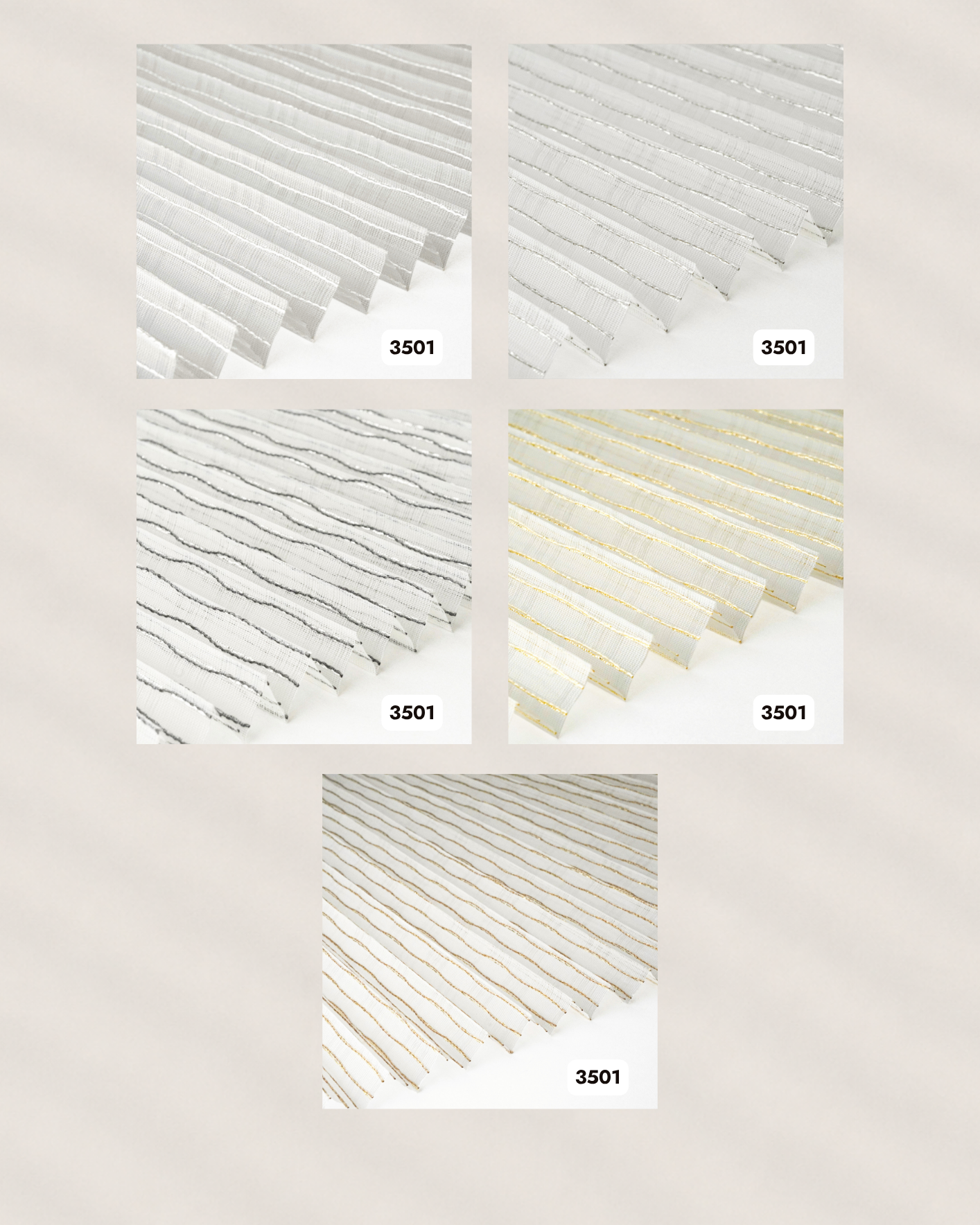 Tenedos Pleated Blind