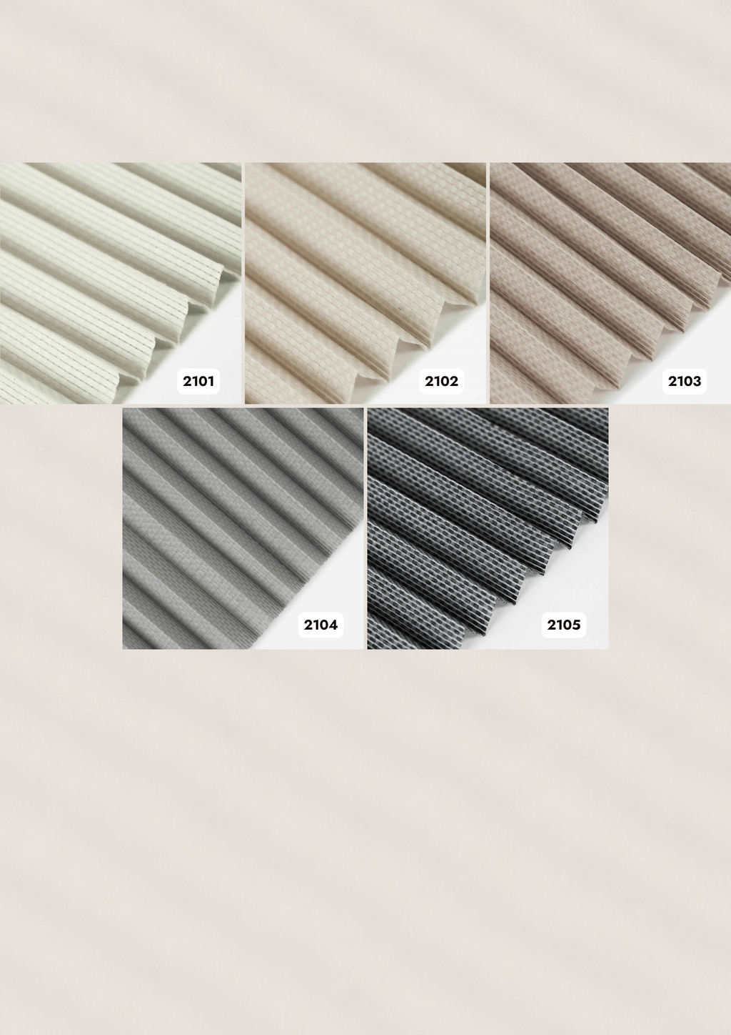 Daffodil Pleated Blinds