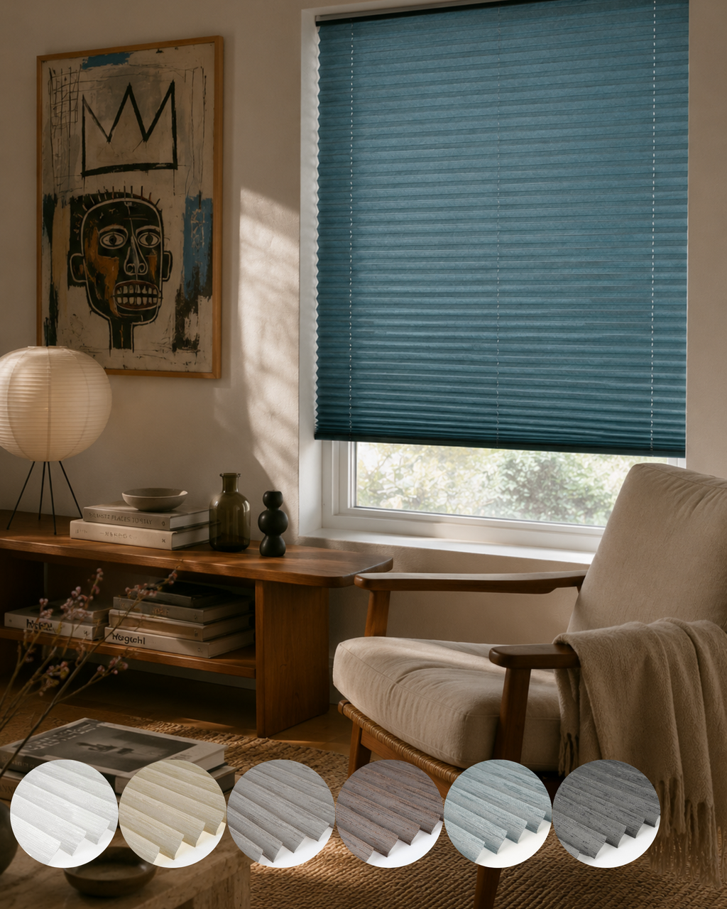 Santorini Pleated Blind