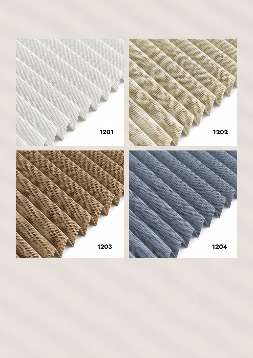 Swan Pleated Blind