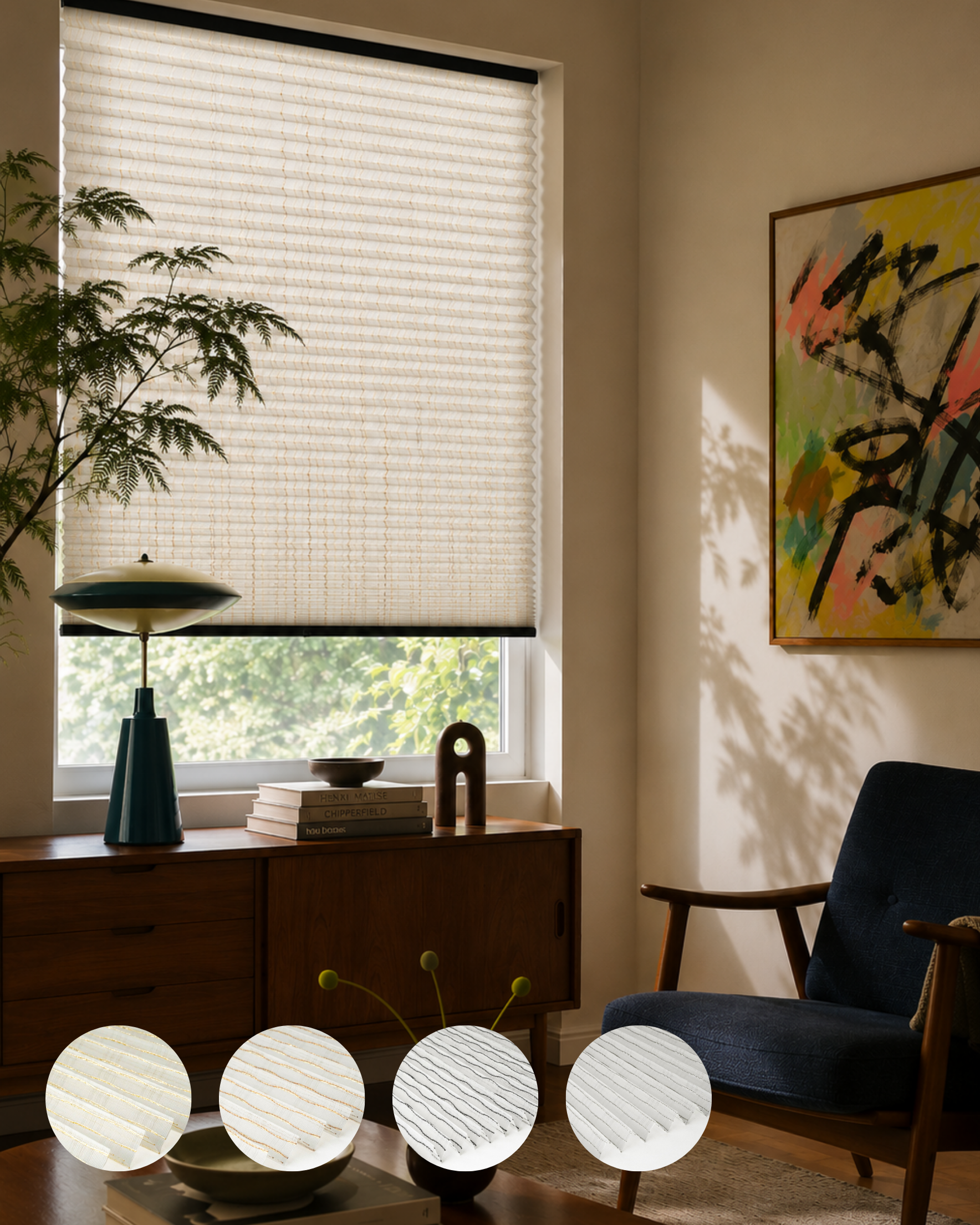Tenedos Pleated Blind