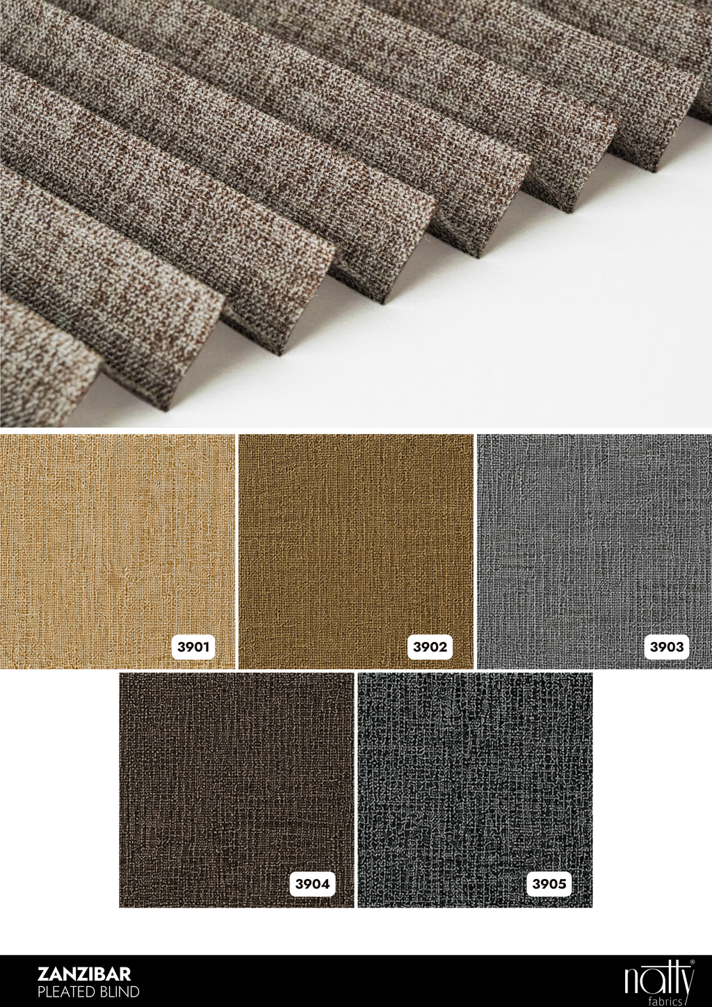 Zanzibar Pleated Blind